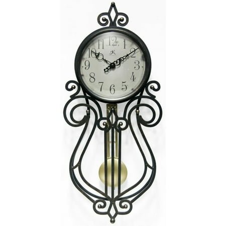 Infinity Instruments 9 x 20 Bronze Analog Asymmetrical Modern Farmhouse Wall Clock