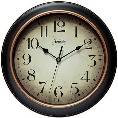 Infinity Instruments Hanover 12 Silent Wall Clock