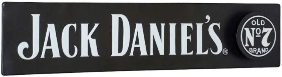 Jack Daniel's Old No. 7 Metal 3D Wall Sign Whiskey 23 x 5 Bar Pub Mancave