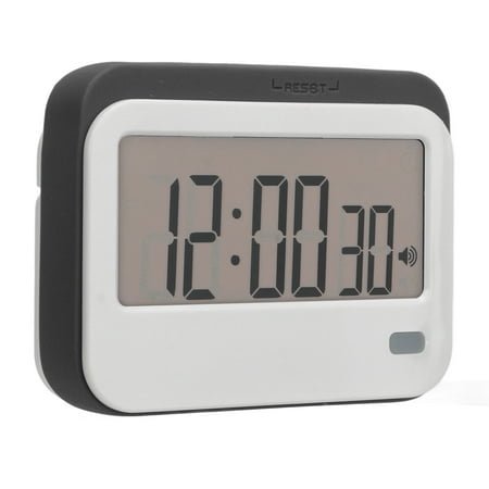 Large Digits Digital Timer Alarm Clock Mute Small Digital Kitchen Timer for Cooking Learning Traveling Bodybuilding CR 320SP Grey travel toiletry bag travel essentials