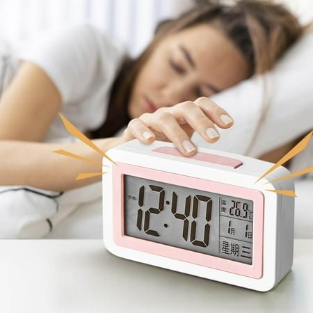 Loud Alarm Clock for Heavy Sleeper, Vibrating Alarm Clock for Hearing Impaired Deaf, Annoying Alarm Clock,USB Port, Large Dimmable LED Display Easy to Use