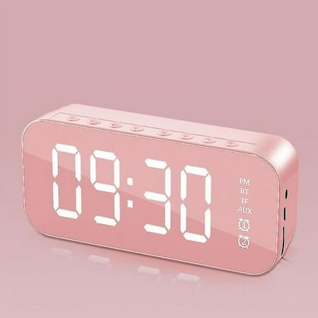 Multifunctional Led Digital Alarm Clock, Azultooth Speaker, Bedside Desktop Luminous Electronic Music Box