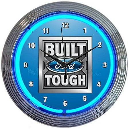 Neonetics Built Ford Tough Neon Clock