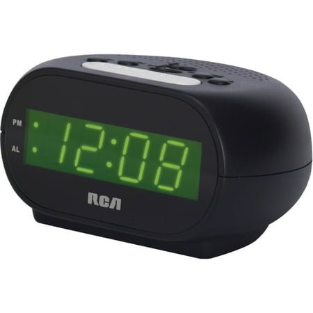 RCA LCD Alarm Clocks, RCD20 in Black Color