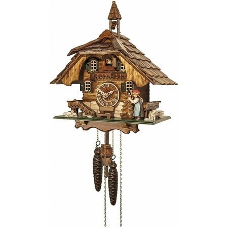 River City One Day Cuckoo Clock Chalet Lady Rings Bell