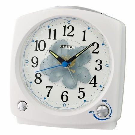 Seiko 5 Serene Digital Alarm, White QHP012WLH