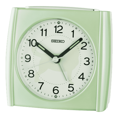 Seiko Allison Alarm Clock, Green