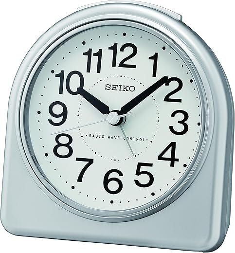 Seiko Clock, Silver, Standard