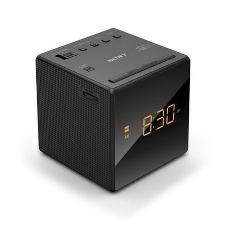 Sony Dual Alarm Clock Radio (Black)