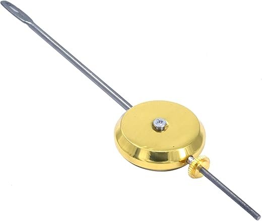 Universal Brass Pendulum bob Adjustable Fitting Wall Clocks Mantle Clock Part 165mm Long