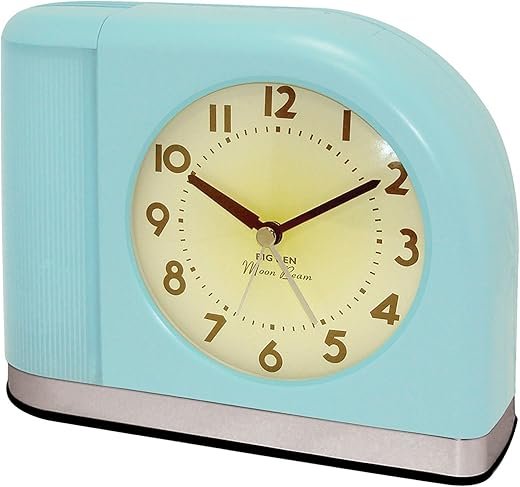 Westclox 1950 Big Ben Moonbeam Aqua Blue Alarm Clock